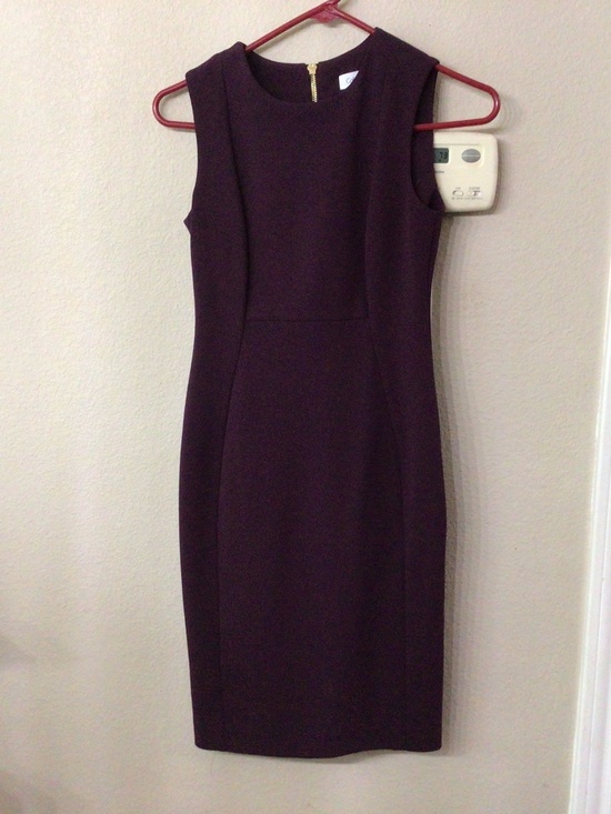Calvin Klein Dresses & Skirts - Calvin Klein burgundy/wine colored dress. Size 2Pm In new Condition